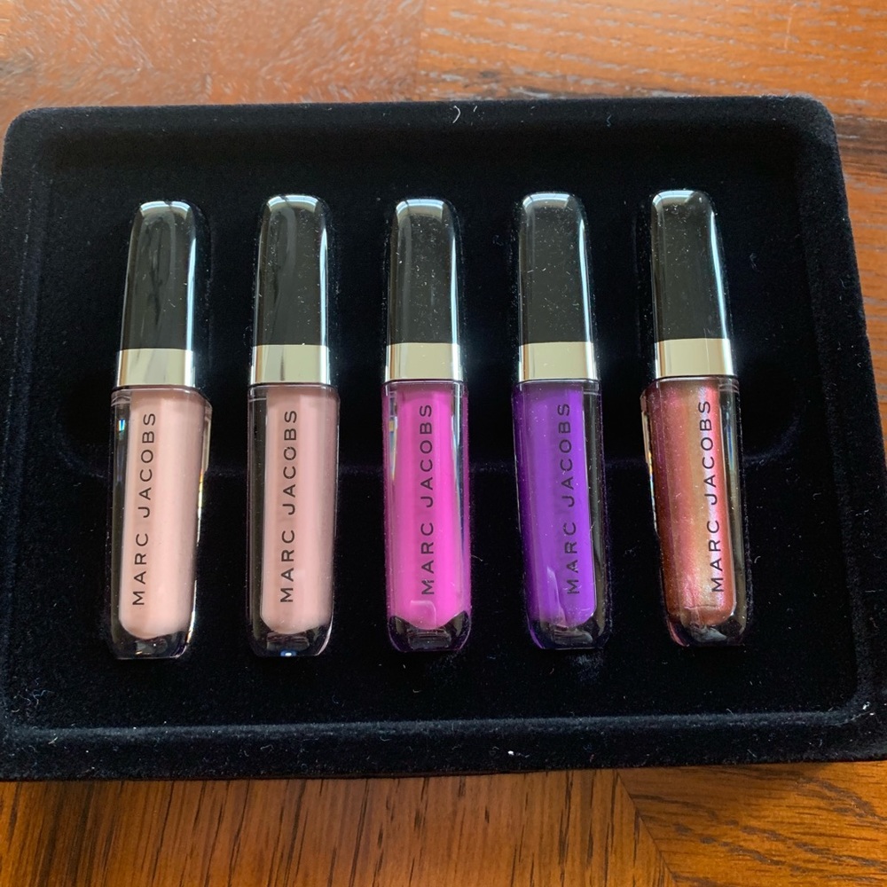 Marc Jacobs 5-piece petite gloss lip lacquer - Picture 1 of 3